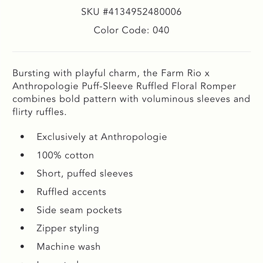 FARM Rio Floral Patterned romper - Picture 6 of 7